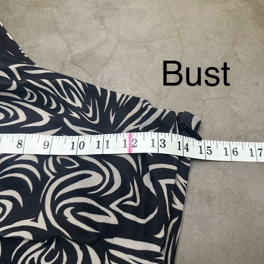 Likely Gemella Dress in Black/Cream Color Sz 2 - Picture 6 of 9